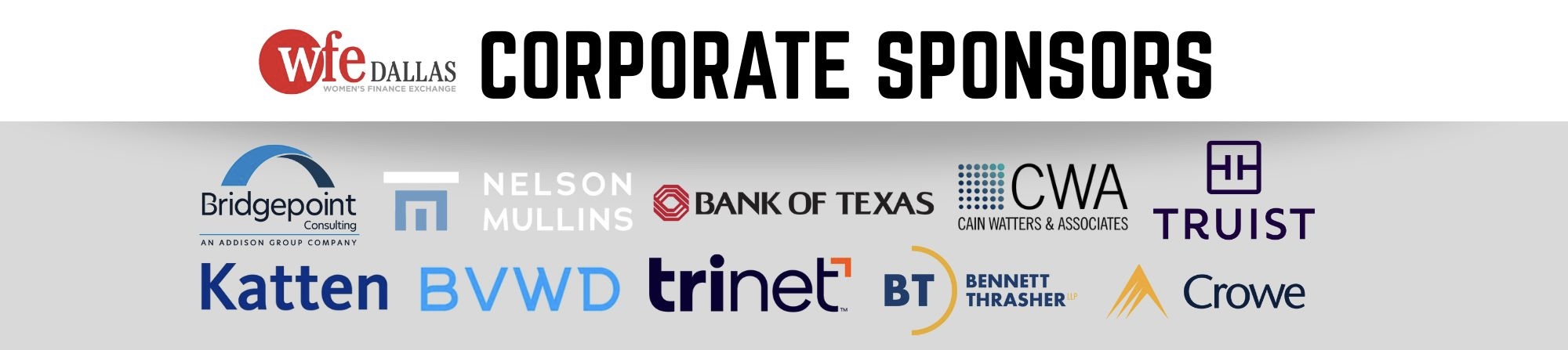 Corporate Sponsors